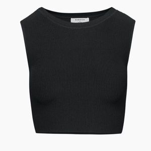 Aritzia Babaton NWOT Sculpt Knit Muscle Cropped Tank
